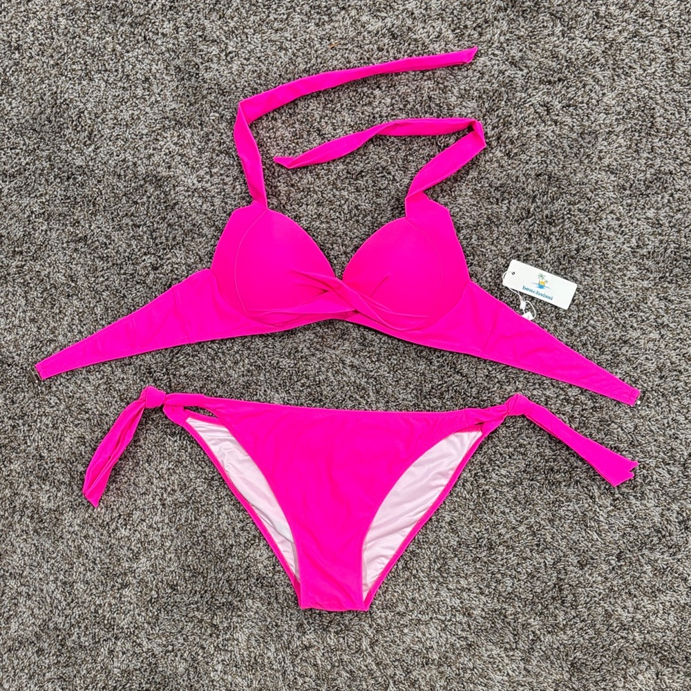 Vibrant Pink Bikini Set